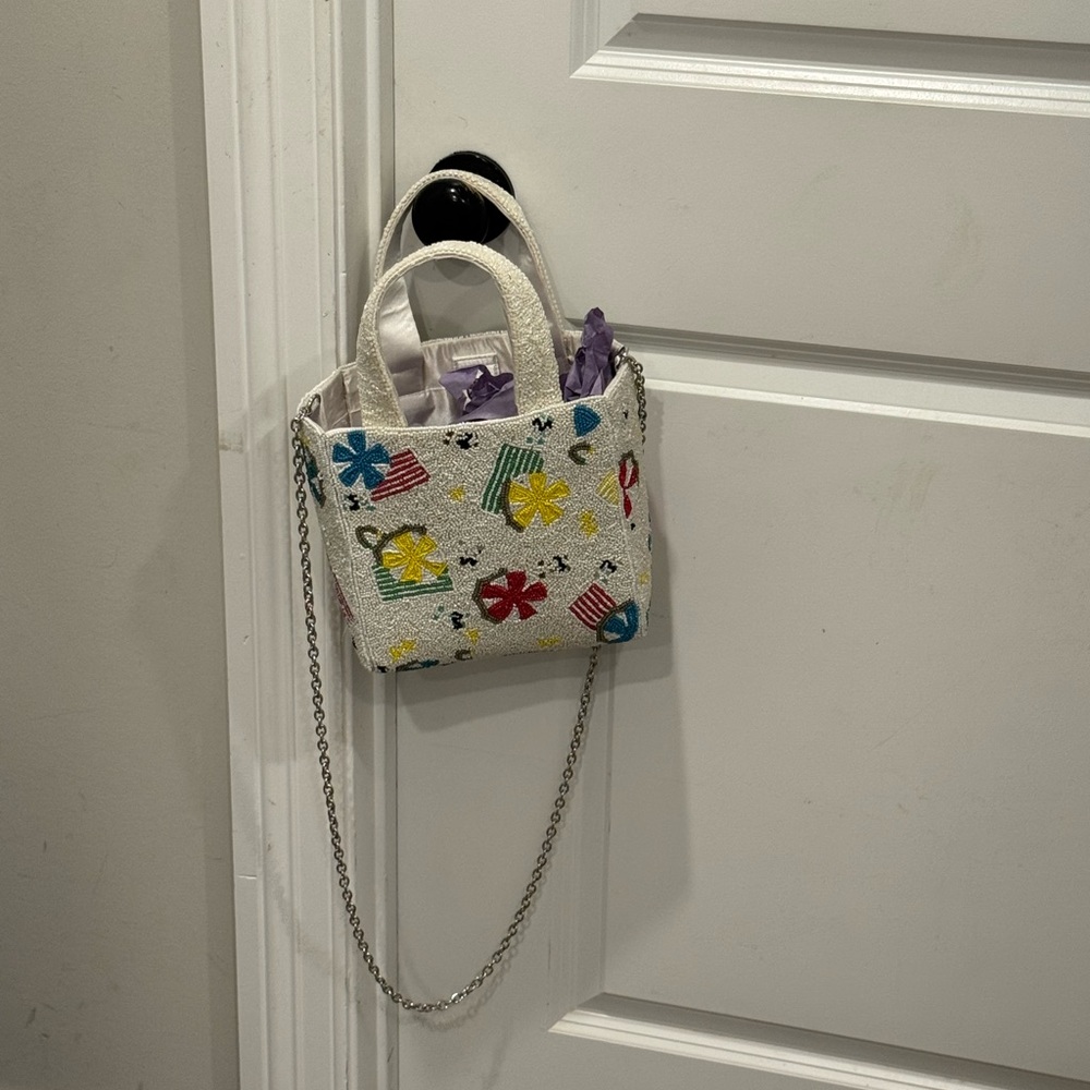 Antik Kraft Red and Yellow Mini Bags with Whimsical Patterns - Picture 2 of 2